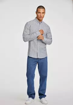 Рубашка STRIPED Lindbergh, темно-синий