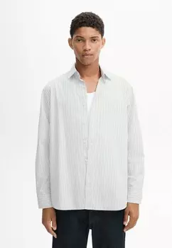 Рубашка STRIPED Massimo Dutti, серый