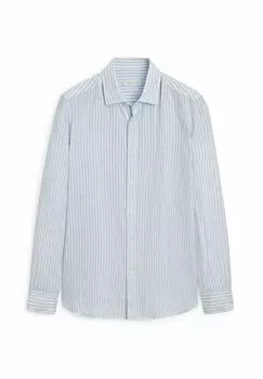 Рубашка STRIPED Massimo Dutti, светло-голубой