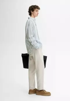 Рубашка STRIPED Massimo Dutti, светло-голубой
