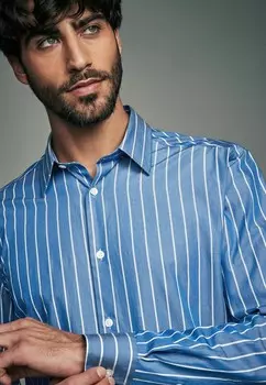 Рубашка STRIPED Next, синий