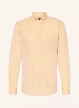 Рубашка STROKESMAN'S Modern Fit mit Leinen, желтый
