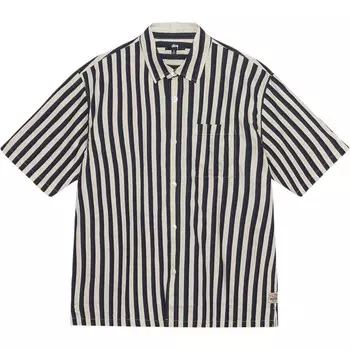 Рубашка Stssy Flat Bottom Stripe Stussy, зеленый