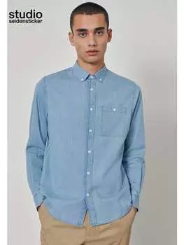 Рубашка Studio Seidensticker, светло-синий