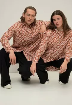 Рубашка Studio Untold, коричневый