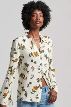 Рубашка Studios 1970-х годов Superdry, белый