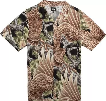 Рубашка Stussy Big Falcon Shirt 'Black', черный