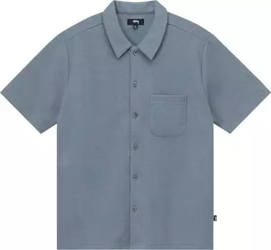 Рубашка Stussy Crepe Jersey Shirt Slate, серый