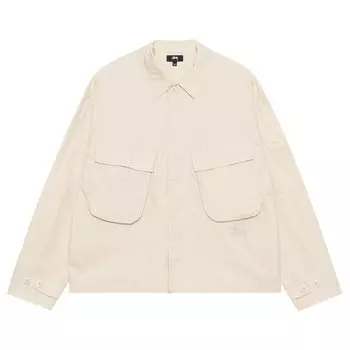 Рубашка Stussy Military Overshirt, кремовый