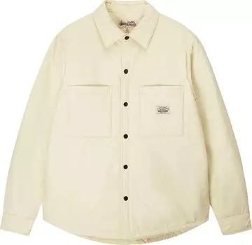 Рубашка Stussy Padded Tech Over Shirt 'Natural', кремовый