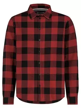 Рубашка Sublevel, цвет rot/schwarz