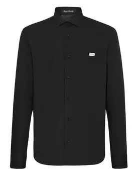 Рубашка Sugar Daddy Cut LS Philipp Plein, цвет Black / White