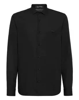 Рубашка Sugar Daddy Cut LS Татуировка PHILIPP PLEIN, черный