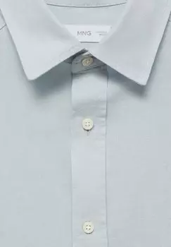 Рубашка SUMMER Mango Kids, светло-голубой