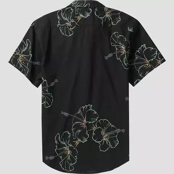 Рубашка Sundays с короткими рукавами – мужская Billabong, черный/зеленый