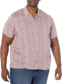 Рубашка Sunset Camp Levi's, цвет Dennis Floral Stripe Pastel Turquoise Print