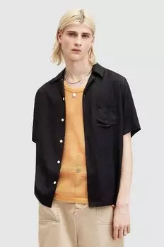 Рубашка SUNSMIRK SS AllSaints, черный