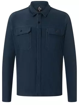 Рубашка super.natural Merino Jacke, синий