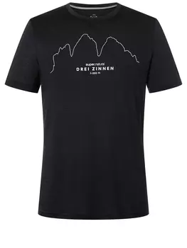 Рубашка super.natural Merino T Shirt, черный