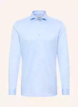 Рубашка супер slim Eterna, синий