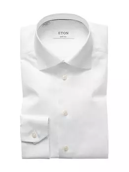 Рубашка Super Slim Fit из твила Eton, белый