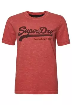 Рубашка Superdry, бордо