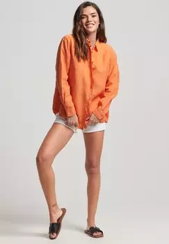 Рубашка Superdry CASUAL BOYFRIEND, цвет jaffa orange