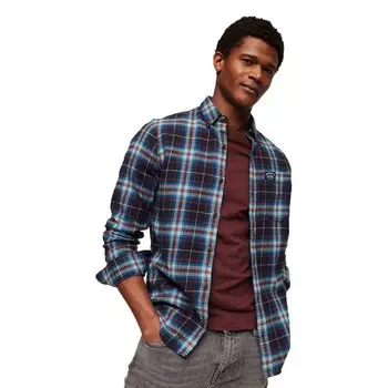 Рубашка Superdry Cotton Lumberjack, синий