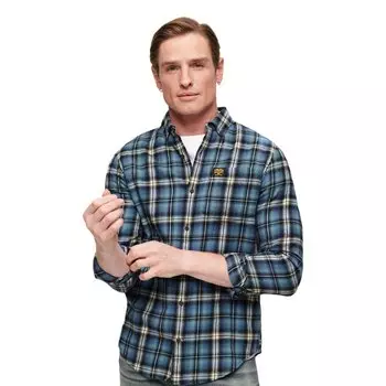 Рубашка Superdry Cotton Lumberjack, синий