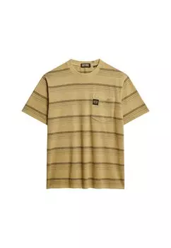 Рубашка Superdry, цвет Brown/Cappuccino/Light brown