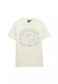 Рубашка Superdry, цвет Pastel yellow