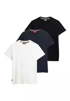 Рубашка Superdry Essential, цвет marine blue/Black/White
