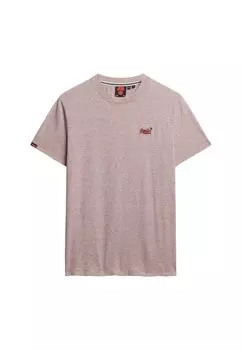 Рубашка Superdry Essential, цвет Wine red/Light red