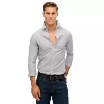 Рубашка Superdry Essentials Oxford, серый