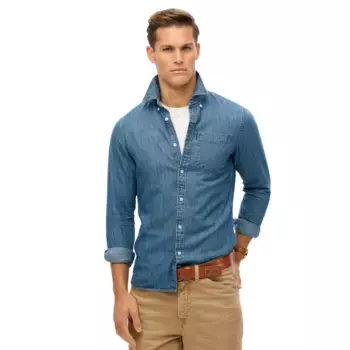 Рубашка Superdry Essentials, синий
