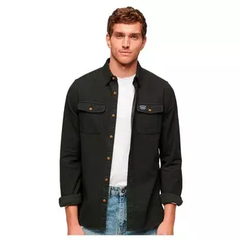 Рубашка Superdry Flannel Workwear, черный