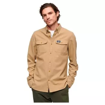 Рубашка Superdry Flannel Workwear, коричневый