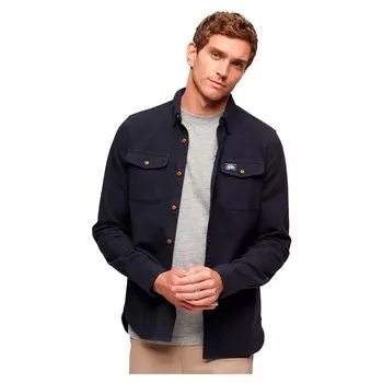 Рубашка Superdry Flannel Workwear, синий