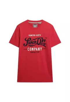 Рубашка Superdry, красный
