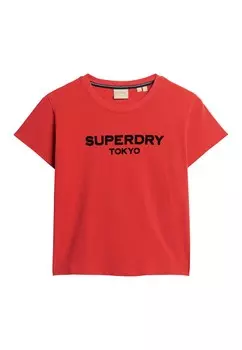 Рубашка Superdry, кроваво красный