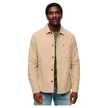 Рубашка Superdry Mechant Moleskin, бежевый