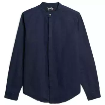 Рубашка Superdry Merchant Indigo Grandad, синий