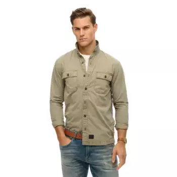 Рубашка Superdry Military, зеленый