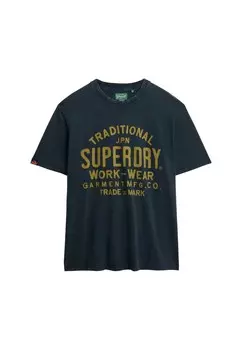Рубашка Superdry, морской синий