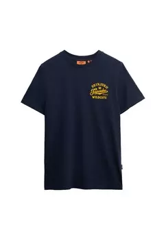 Рубашка Superdry, морской синий