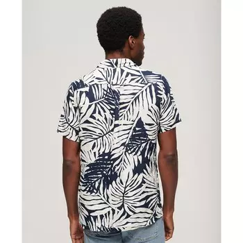 Рубашка Superdry Open Collar Print, разноцветный
