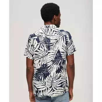 Рубашка Superdry Open Collar Print, разноцветный