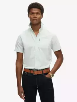 Рубашка Superdry Oxford Short, цвет light/green