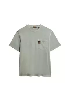 Рубашка Superdry, пастельный зеленый