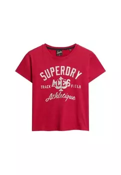 Рубашка Superdry, ярко-красный